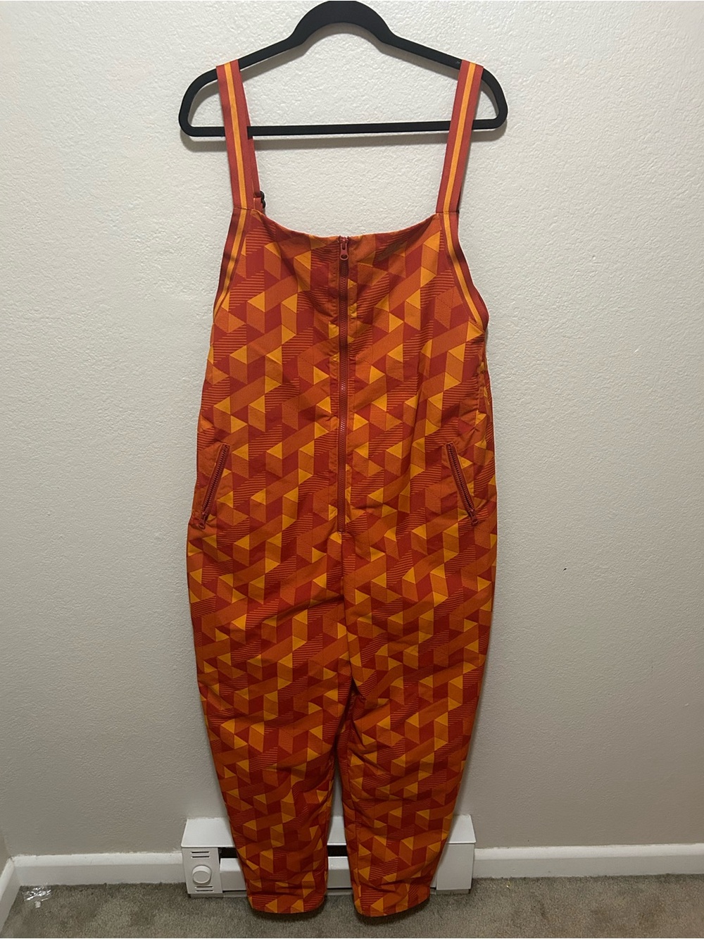 Nike x Serena Williams Design Crew Tennis Jumpsuit Cinnabar/Gold Geometric L - Picture 5 of 10